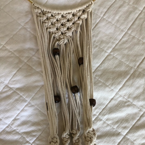 BOHO MACRAME HANGING PLANT HOLDER - Picture 7 of 9